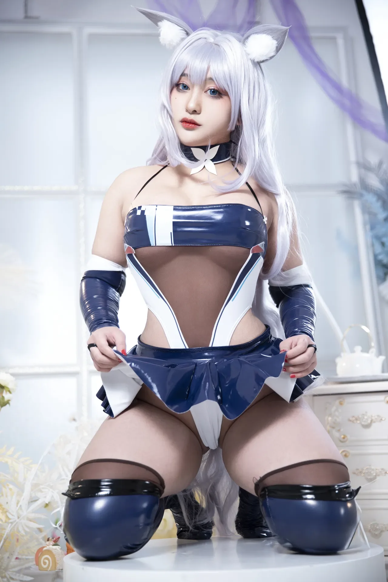 洛璃 LoLiSAMA - 碧蓝航线 信浓 赛车 61P - 第 15 张写真