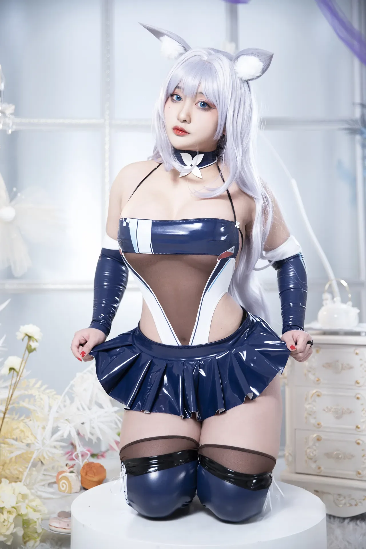洛璃 LoLiSAMA - 碧蓝航线 信浓 赛车 61P - 第 21 张写真