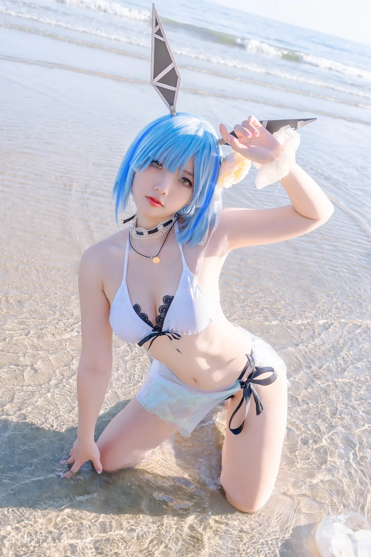 Messie Huang - Gascogne swimsuit 20P - 第 1 张写真