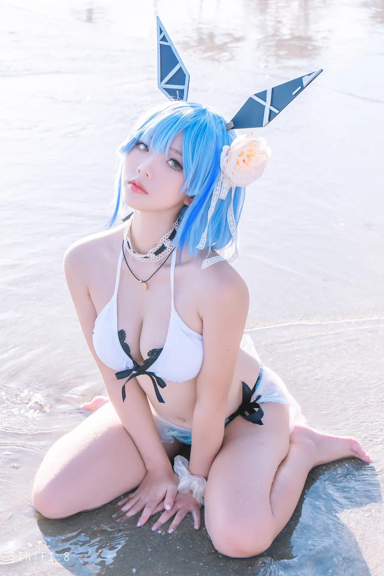 Messie Huang - Gascogne swimsuit 20P - 第 8 张写真