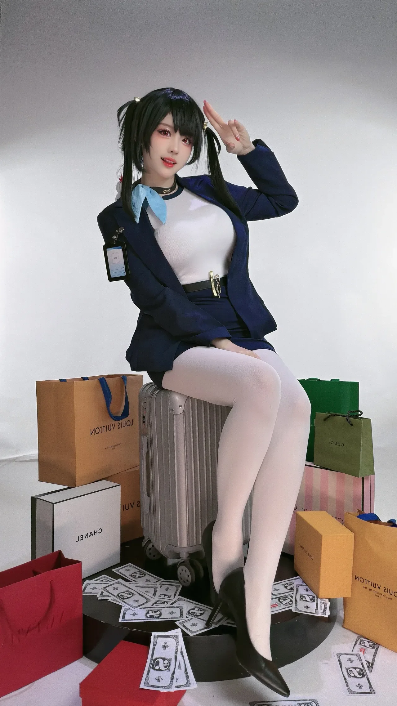 Miko酱ww - 胜利女神：妮姬 索拉 16P - 第 12 张写真