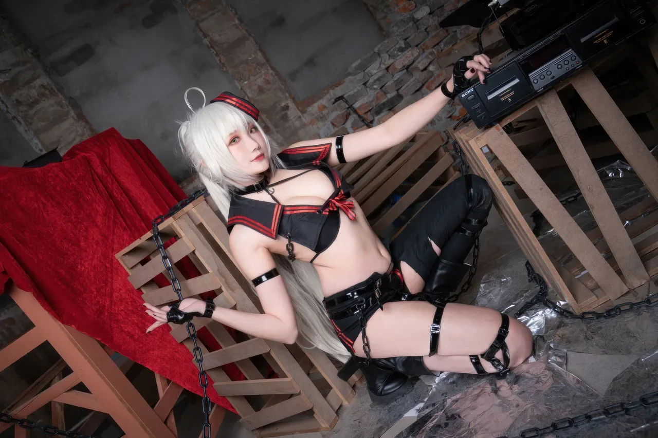 Momoko葵葵  & 瓜希酱 - 黑白贞德 礼装「神秘宝藏」 (FATE) 60P - 第 4 张写真