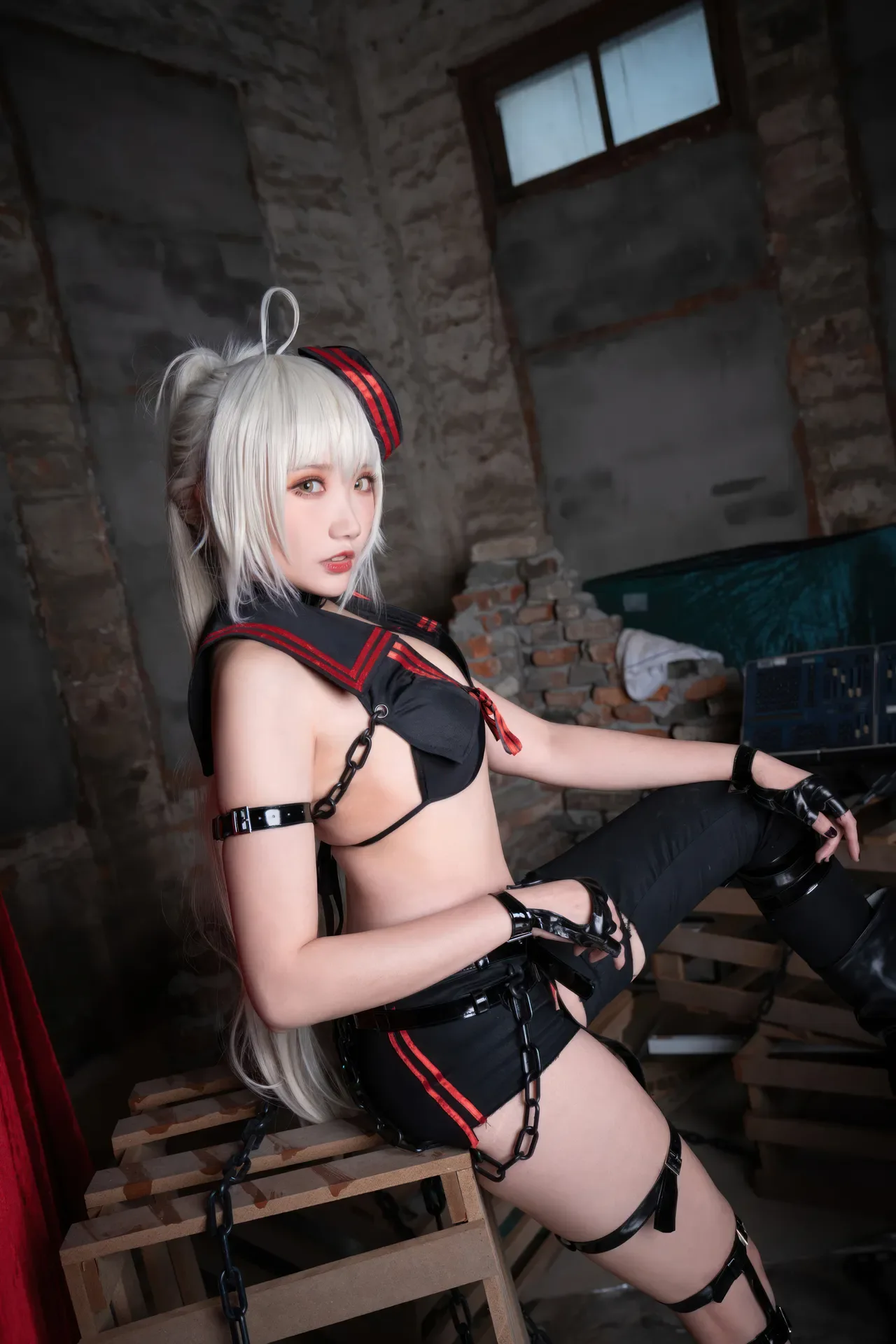 Momoko葵葵  & 瓜希酱 - 黑白贞德 礼装「神秘宝藏」 (FATE) 60P - 第 6 张写真