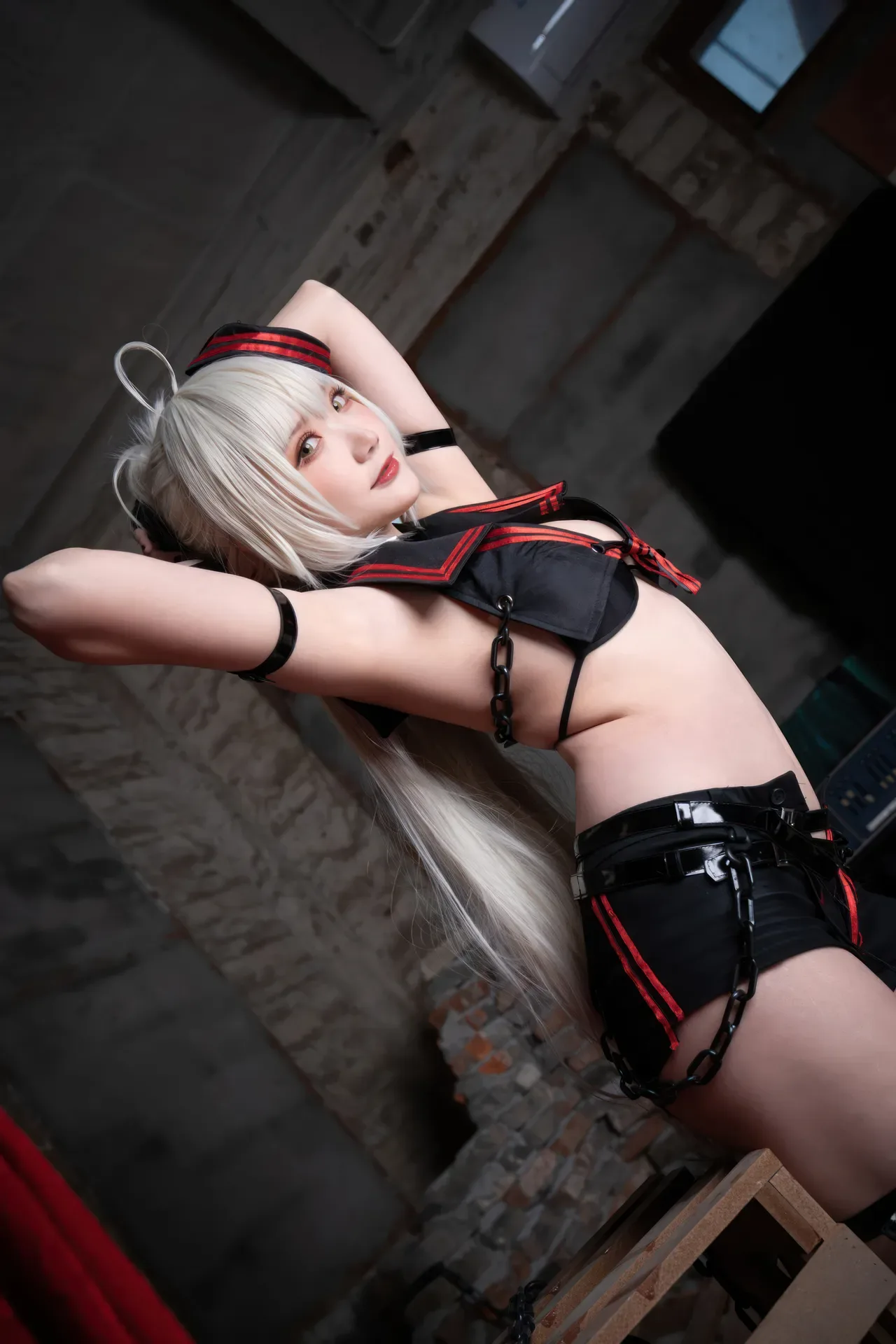 Momoko葵葵  & 瓜希酱 - 黑白贞德 礼装「神秘宝藏」 (FATE) 60P - 第 8 张写真