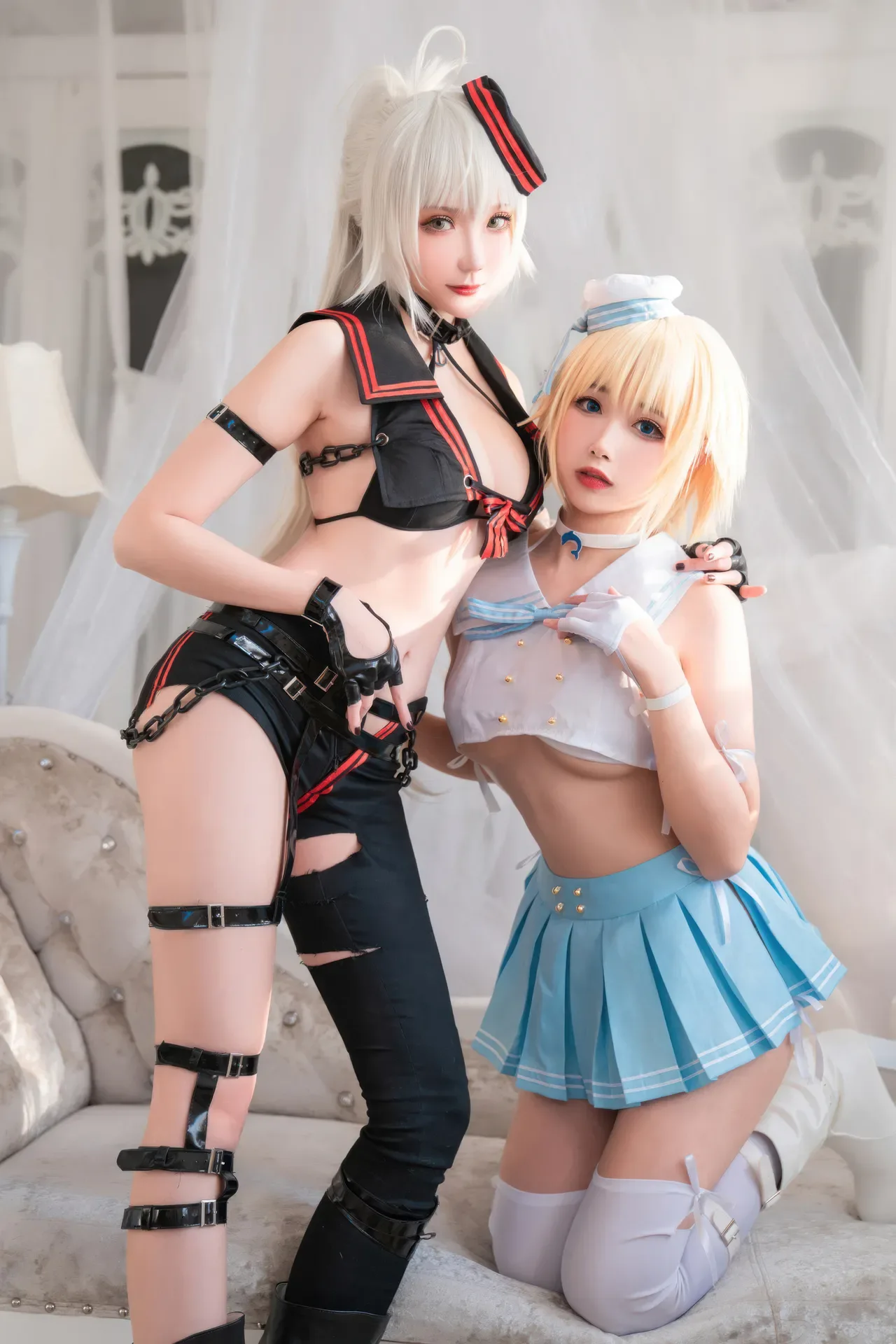 Momoko葵葵  & 瓜希酱 - 黑白贞德 礼装「神秘宝藏」 (FATE) 60P - 第 23 张写真