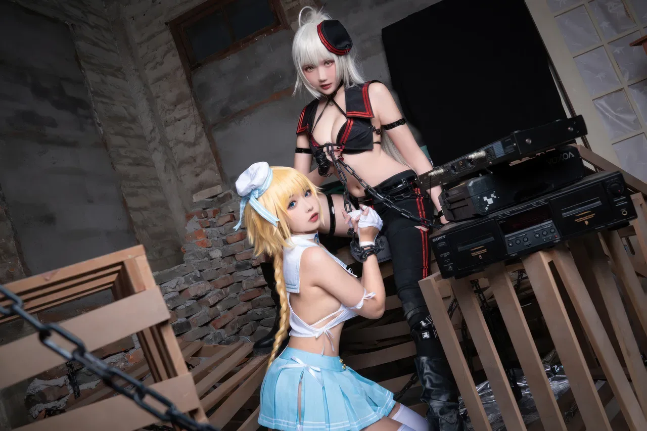 Momoko葵葵  & 瓜希酱 - 黑白贞德 礼装「神秘宝藏」 (FATE) 60P - 第 31 张写真