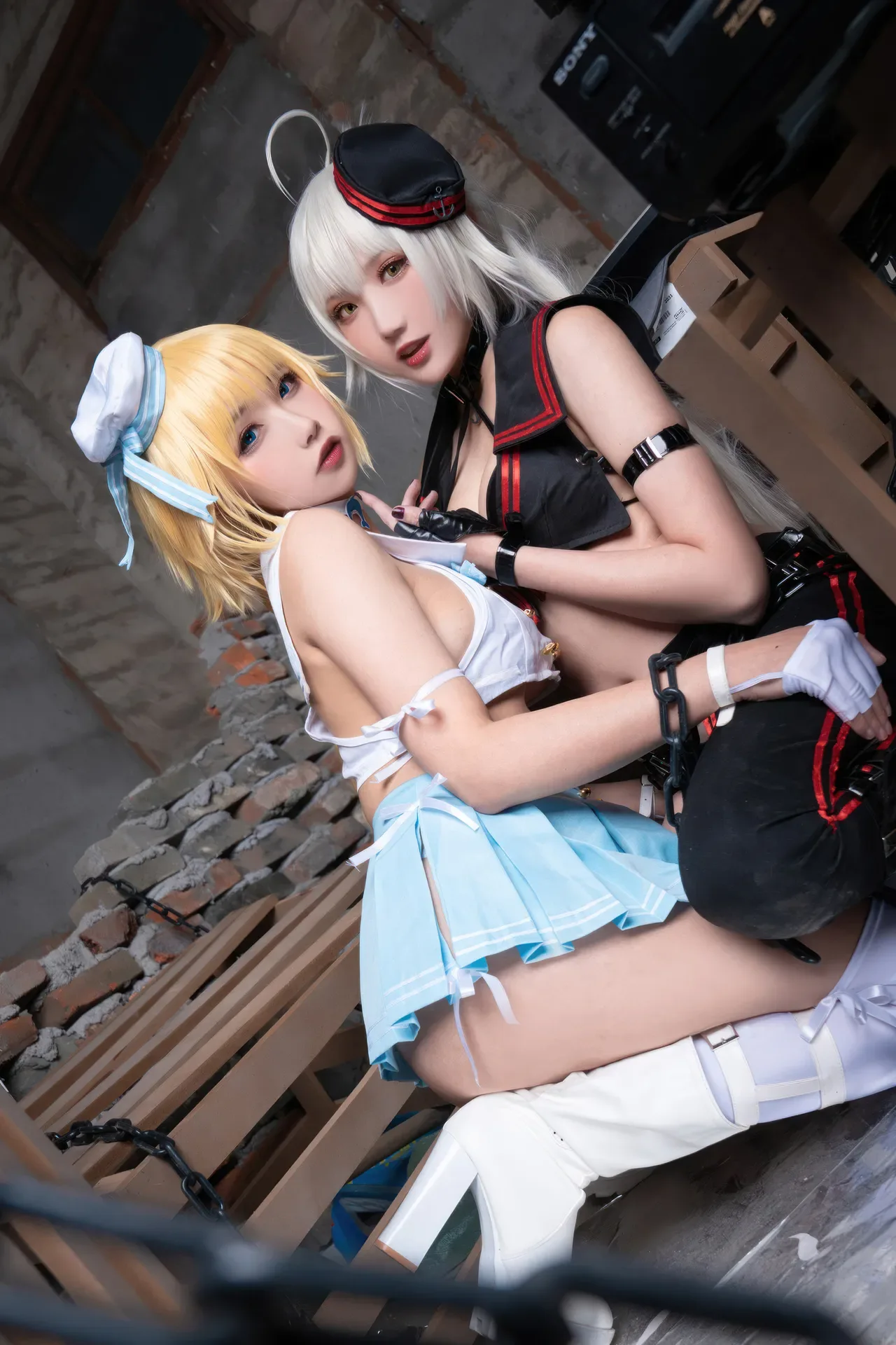 Momoko葵葵  & 瓜希酱 - 黑白贞德 礼装「神秘宝藏」 (FATE) 60P - 第 34 张写真
