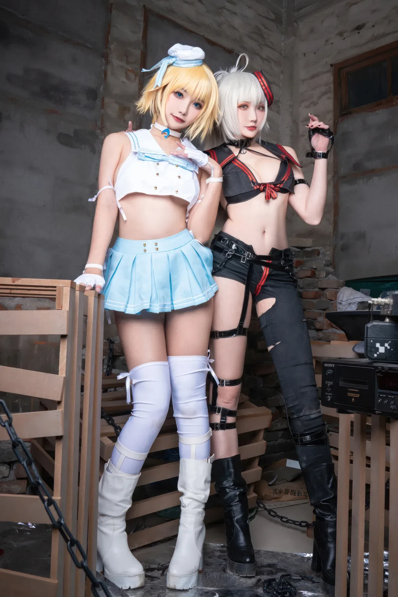 Momoko葵葵  & 瓜希酱 - 黑白贞德 礼装「神秘宝藏」 (FATE) 60P - 第 37 张写真