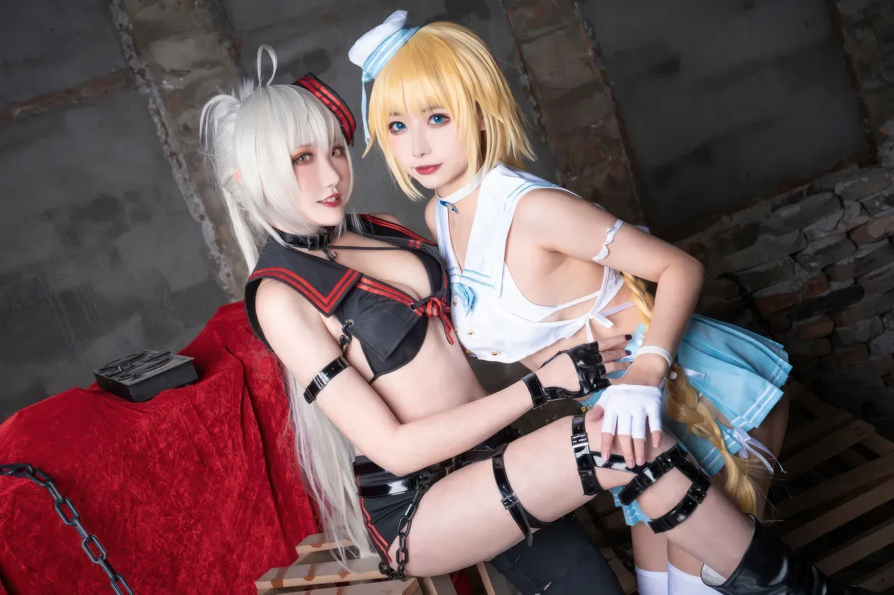 Momoko葵葵  & 瓜希酱 - 黑白贞德 礼装「神秘宝藏」 (FATE) 60P - 第 40 张写真