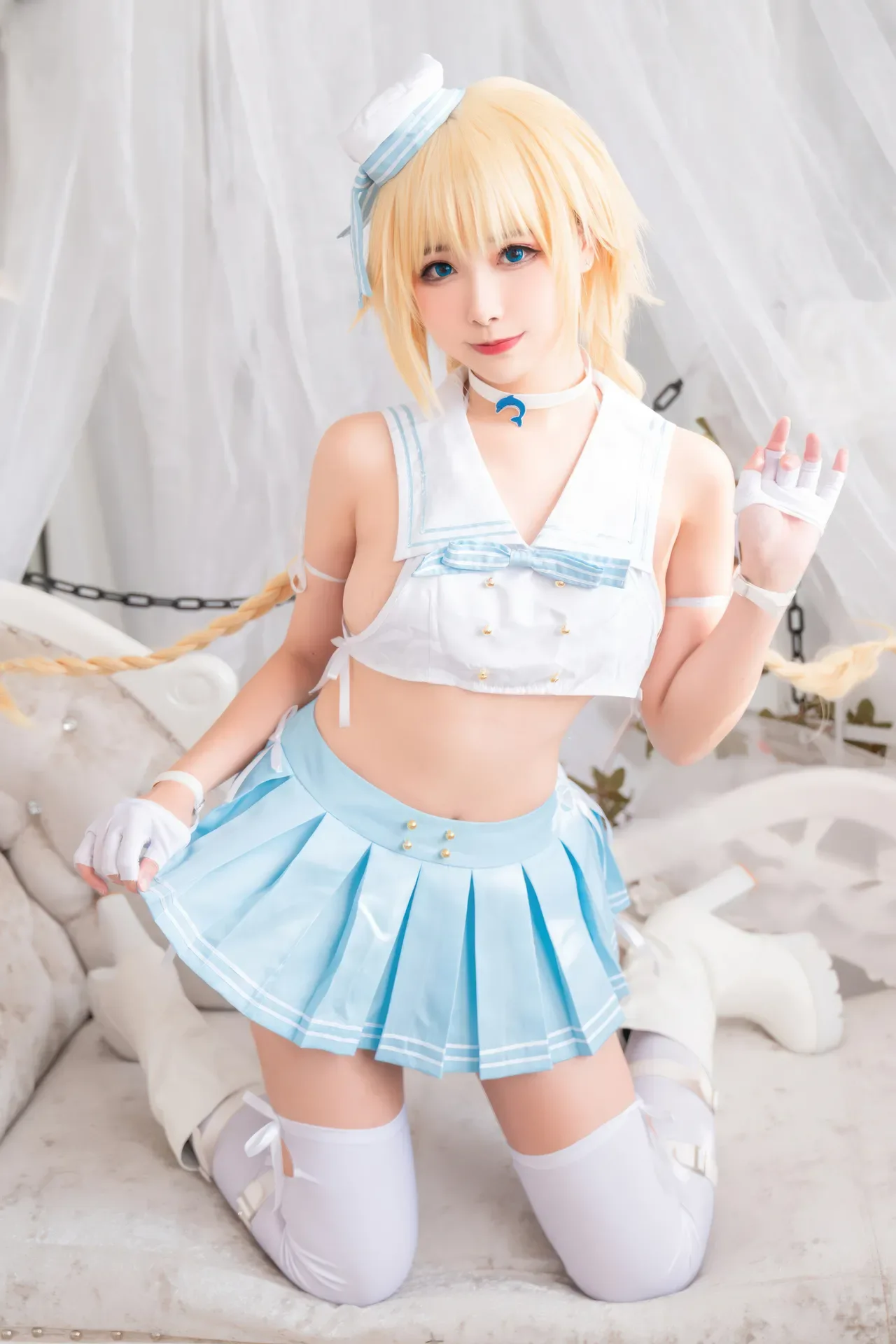 Momoko葵葵  & 瓜希酱 - 黑白贞德 礼装「神秘宝藏」 (FATE) 60P - 第 42 张写真