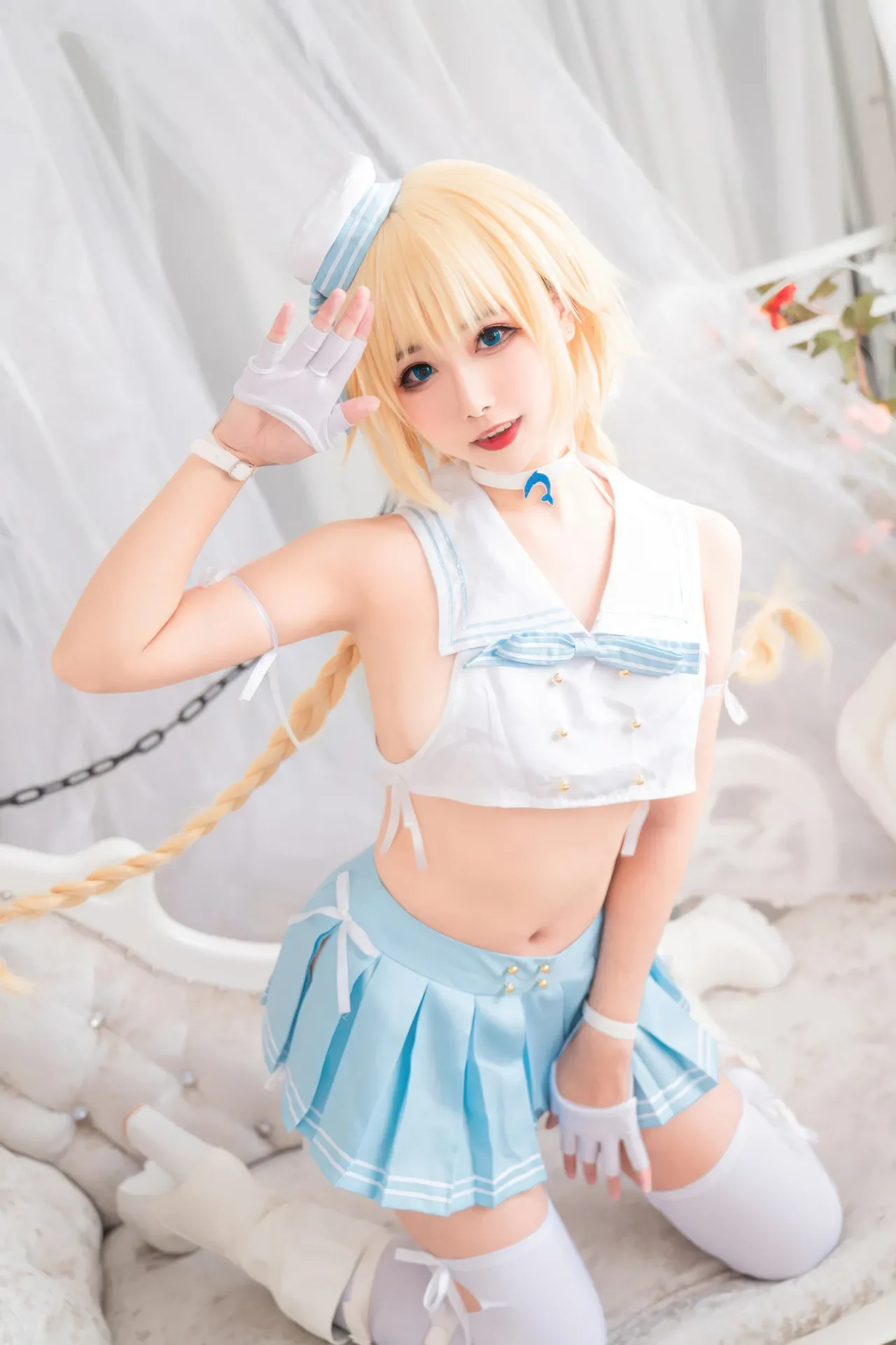 Momoko葵葵  & 瓜希酱 - 黑白贞德 礼装「神秘宝藏」 (FATE) 60P - 第 43 张写真