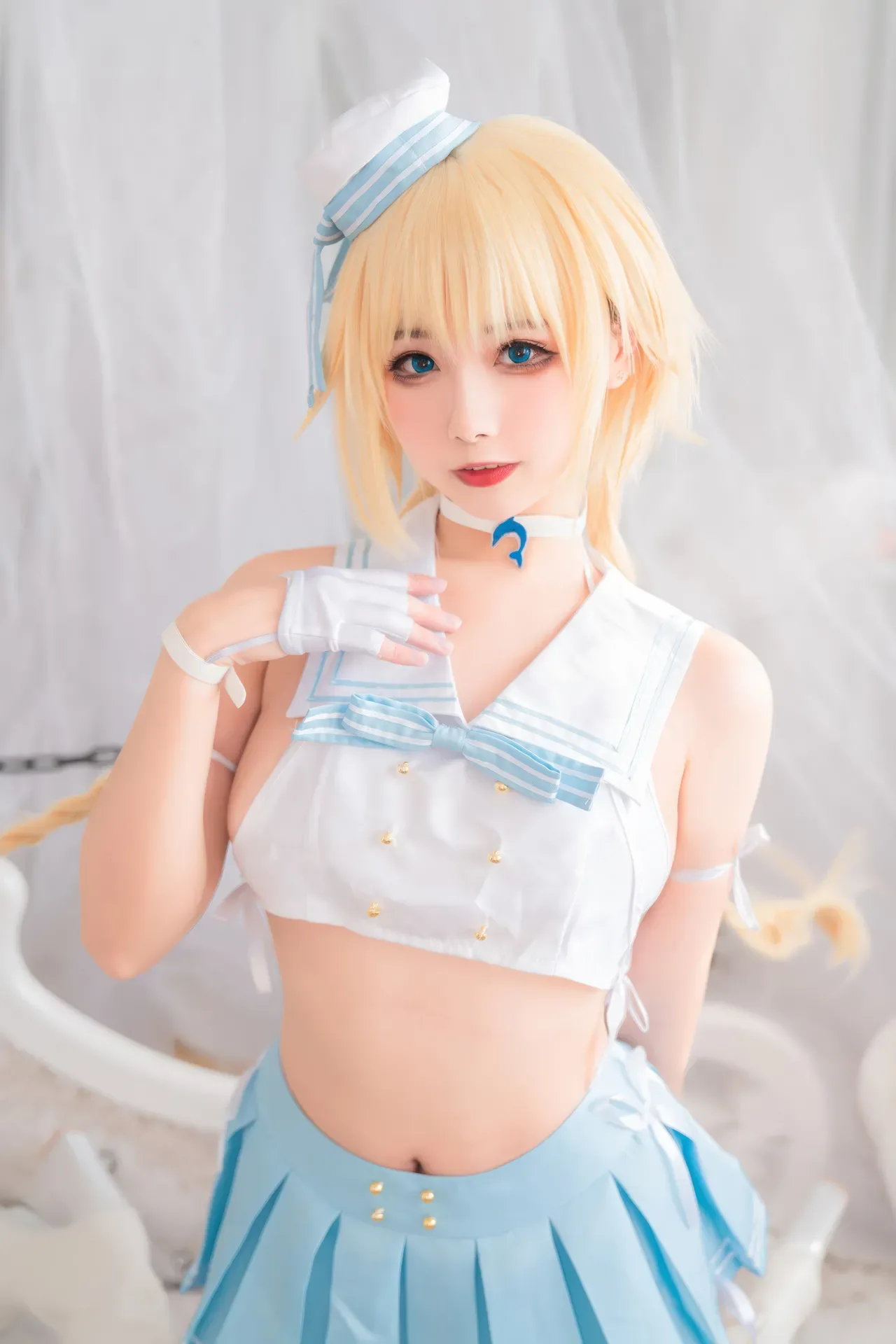 Momoko葵葵  & 瓜希酱 - 黑白贞德 礼装「神秘宝藏」 (FATE) 60P - 第 44 张写真
