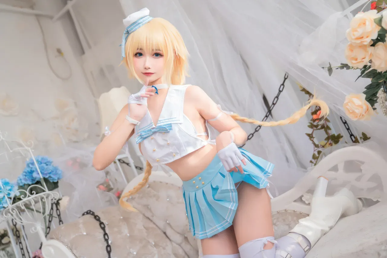 Momoko葵葵  & 瓜希酱 - 黑白贞德 礼装「神秘宝藏」 (FATE) 60P - 第 46 张写真