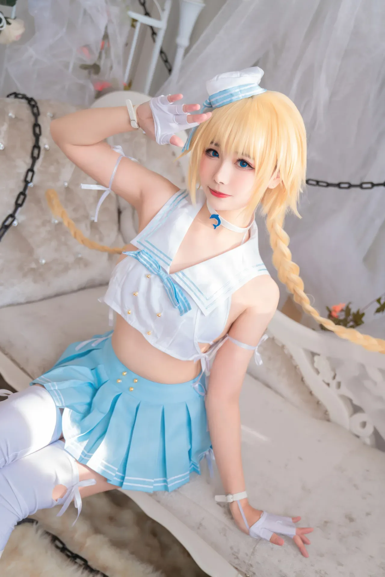 Momoko葵葵  & 瓜希酱 - 黑白贞德 礼装「神秘宝藏」 (FATE) 60P - 第 47 张写真