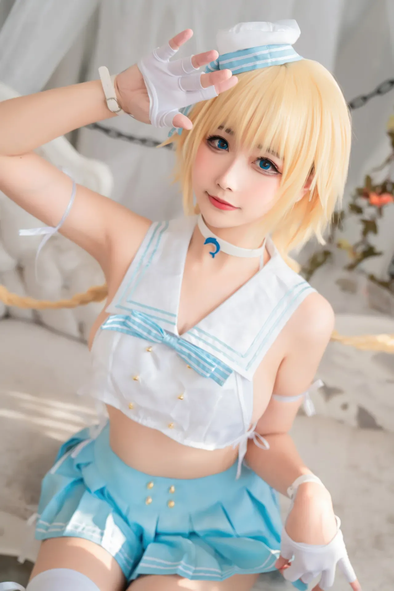 Momoko葵葵  & 瓜希酱 - 黑白贞德 礼装「神秘宝藏」 (FATE) 60P - 第 51 张写真