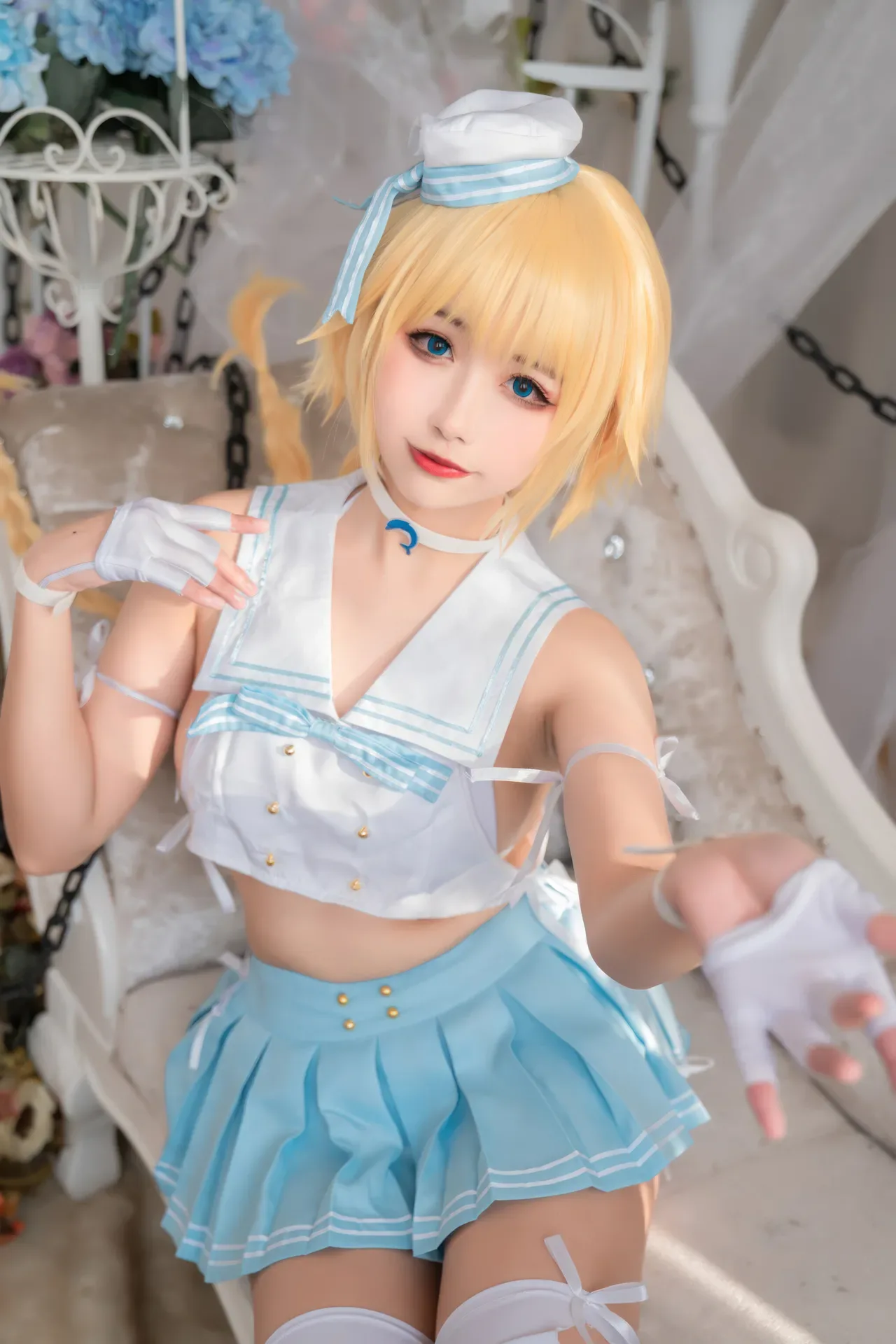 Momoko葵葵  & 瓜希酱 - 黑白贞德 礼装「神秘宝藏」 (FATE) 60P - 第 53 张写真
