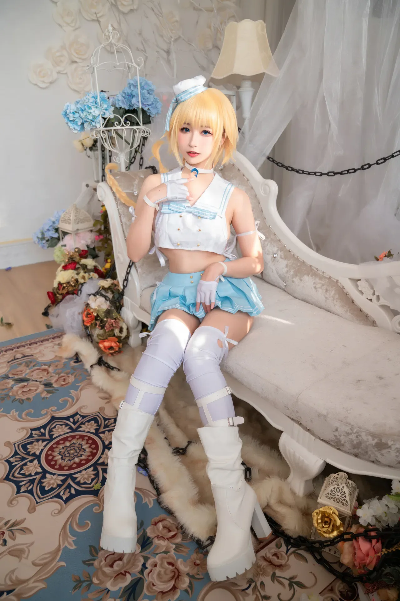 Momoko葵葵  & 瓜希酱 - 黑白贞德 礼装「神秘宝藏」 (FATE) 60P - 第 54 张写真