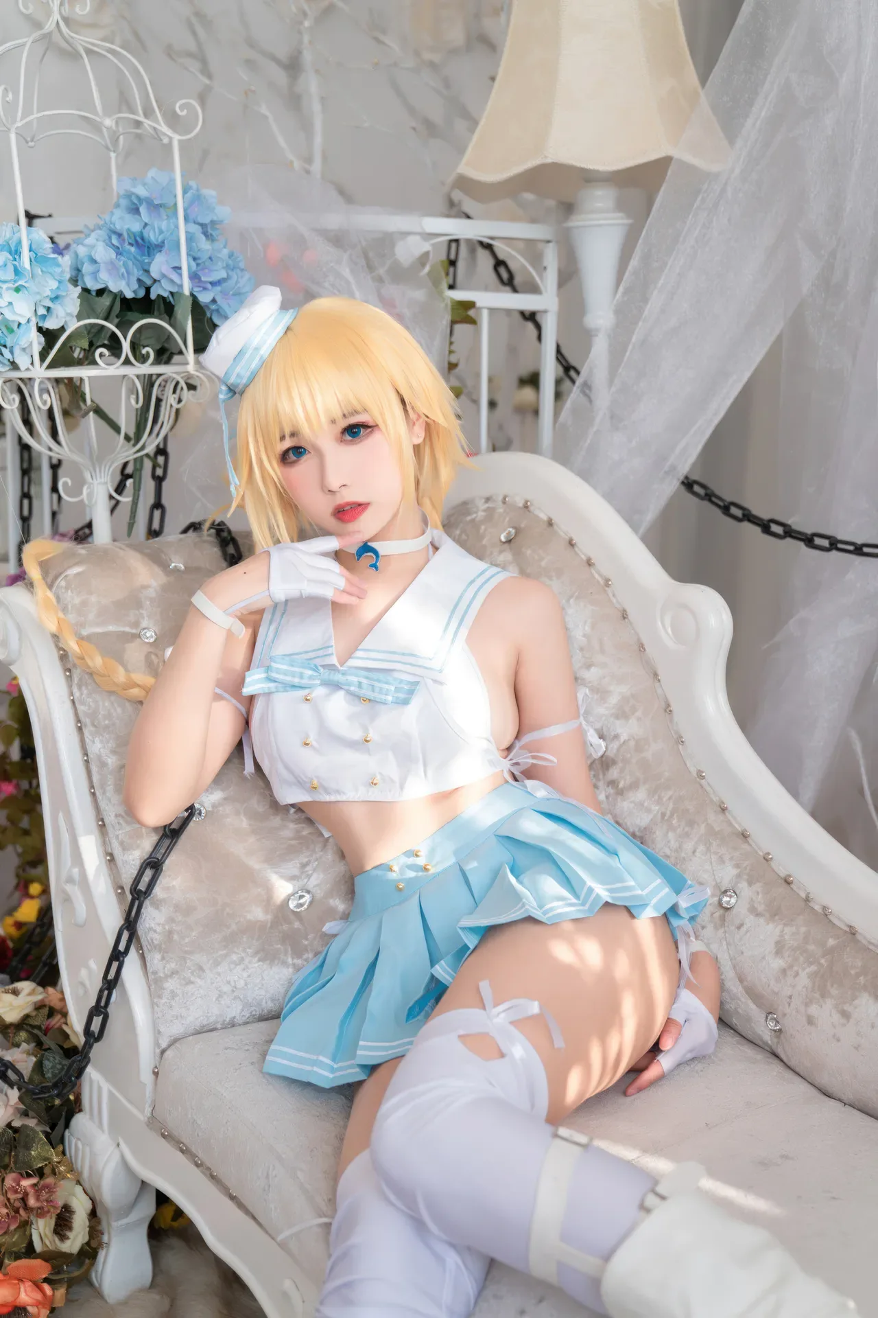 Momoko葵葵  & 瓜希酱 - 黑白贞德 礼装「神秘宝藏」 (FATE) 60P - 第 56 张写真