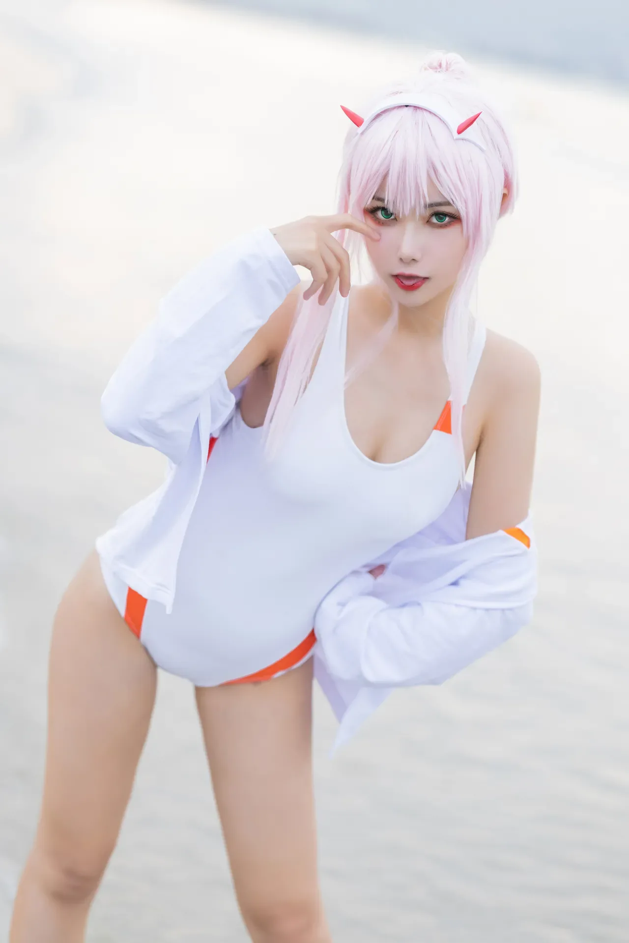 Momoko葵葵DARLING in the FRANXX 02 泳装 兔女郎&花嫁 61P - 第 2 张写真