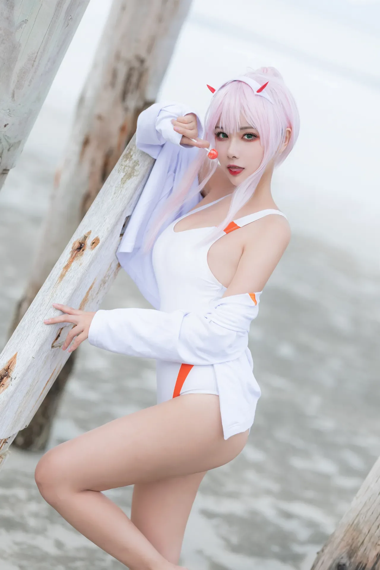 Momoko葵葵DARLING in the FRANXX 02 泳装 兔女郎&花嫁 61P - 第 5 张写真