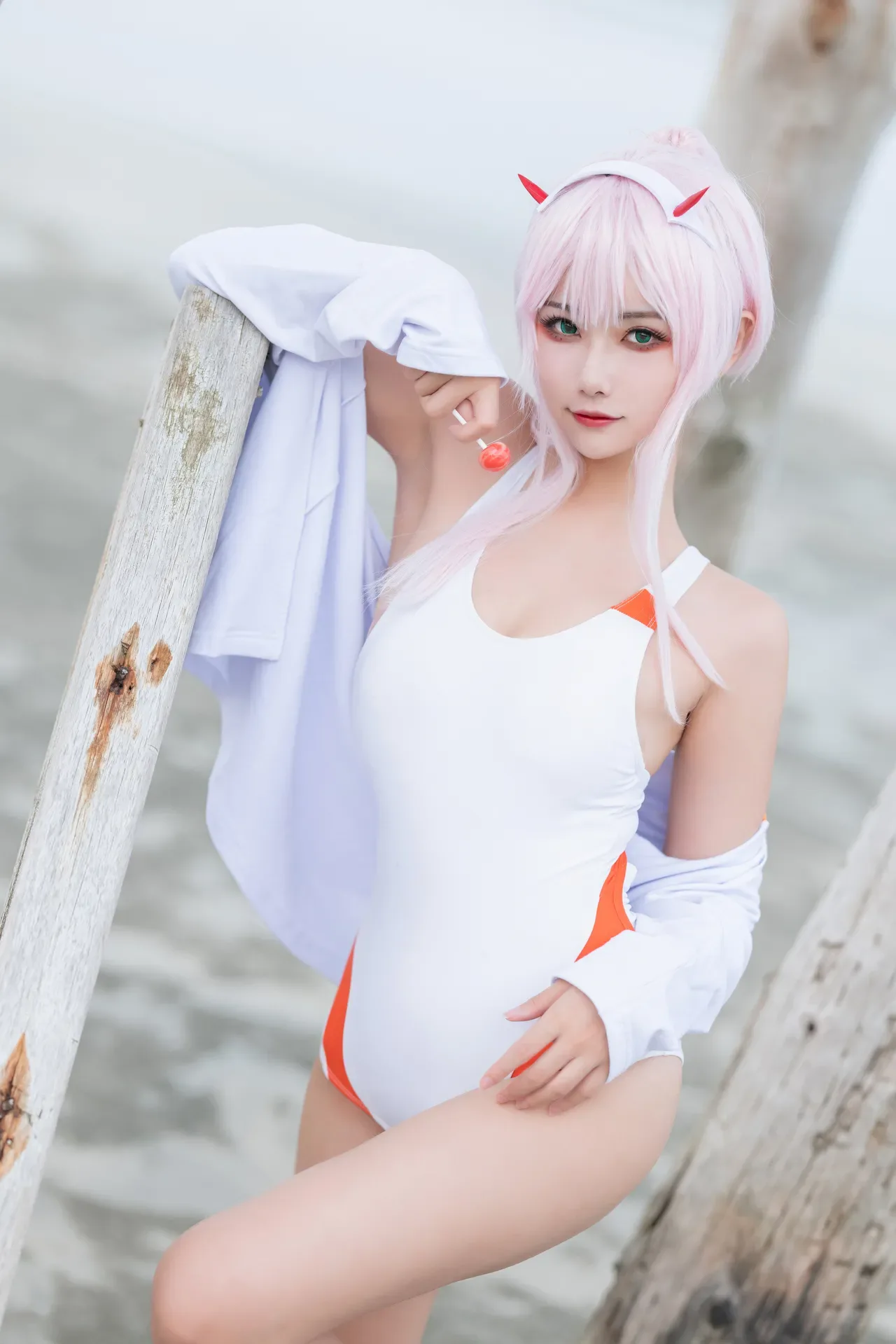 Momoko葵葵DARLING in the FRANXX 02 泳装 兔女郎&花嫁 61P - 第 6 张写真