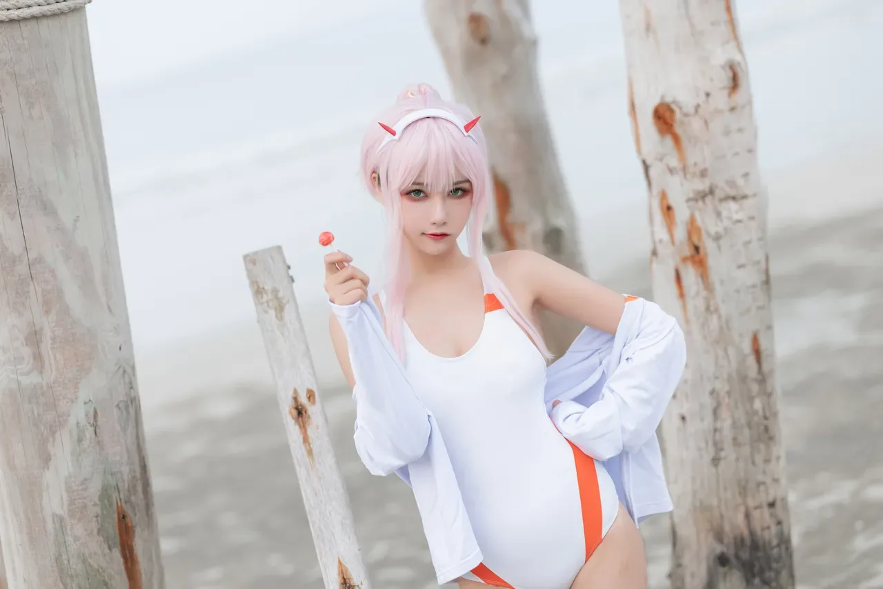 Momoko葵葵DARLING in the FRANXX 02 泳装 兔女郎&花嫁 61P - 第 8 张写真
