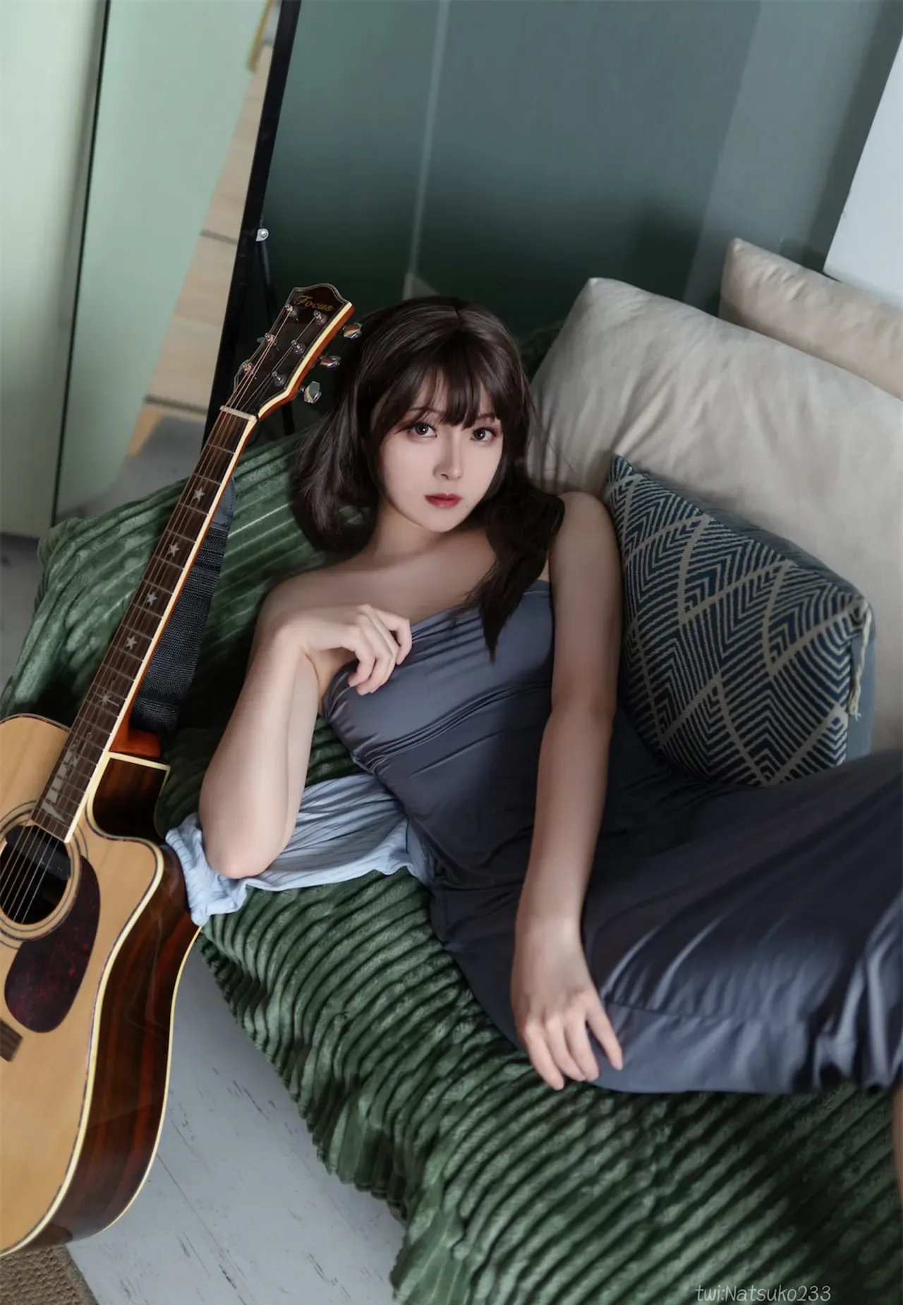 Natsuko夏夏子 吉他妹妹 两篇合一 96P - 第 20 张写真