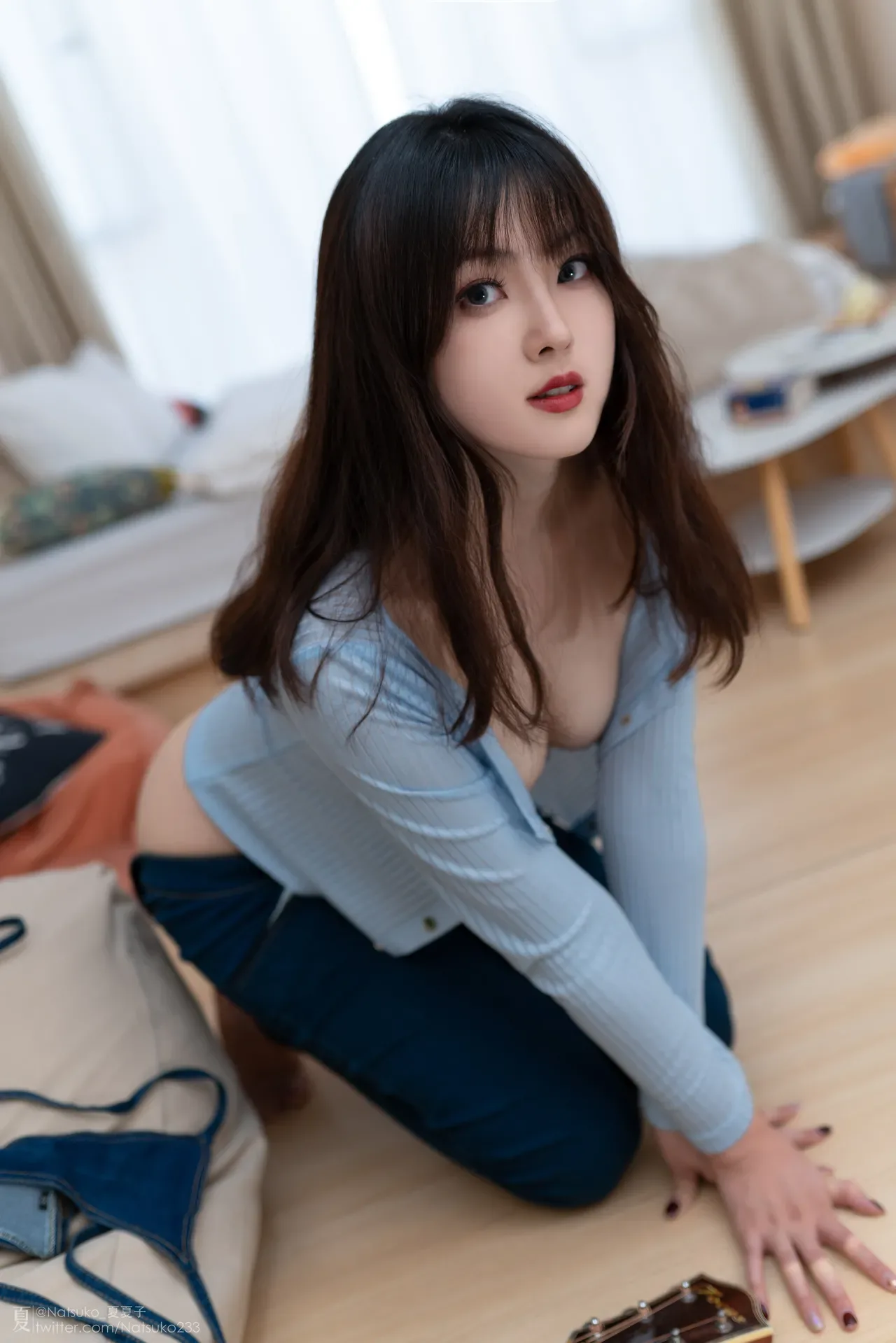 Natsuko夏夏子 吉他妹妹 两篇合一 96P - 第 85 张写真