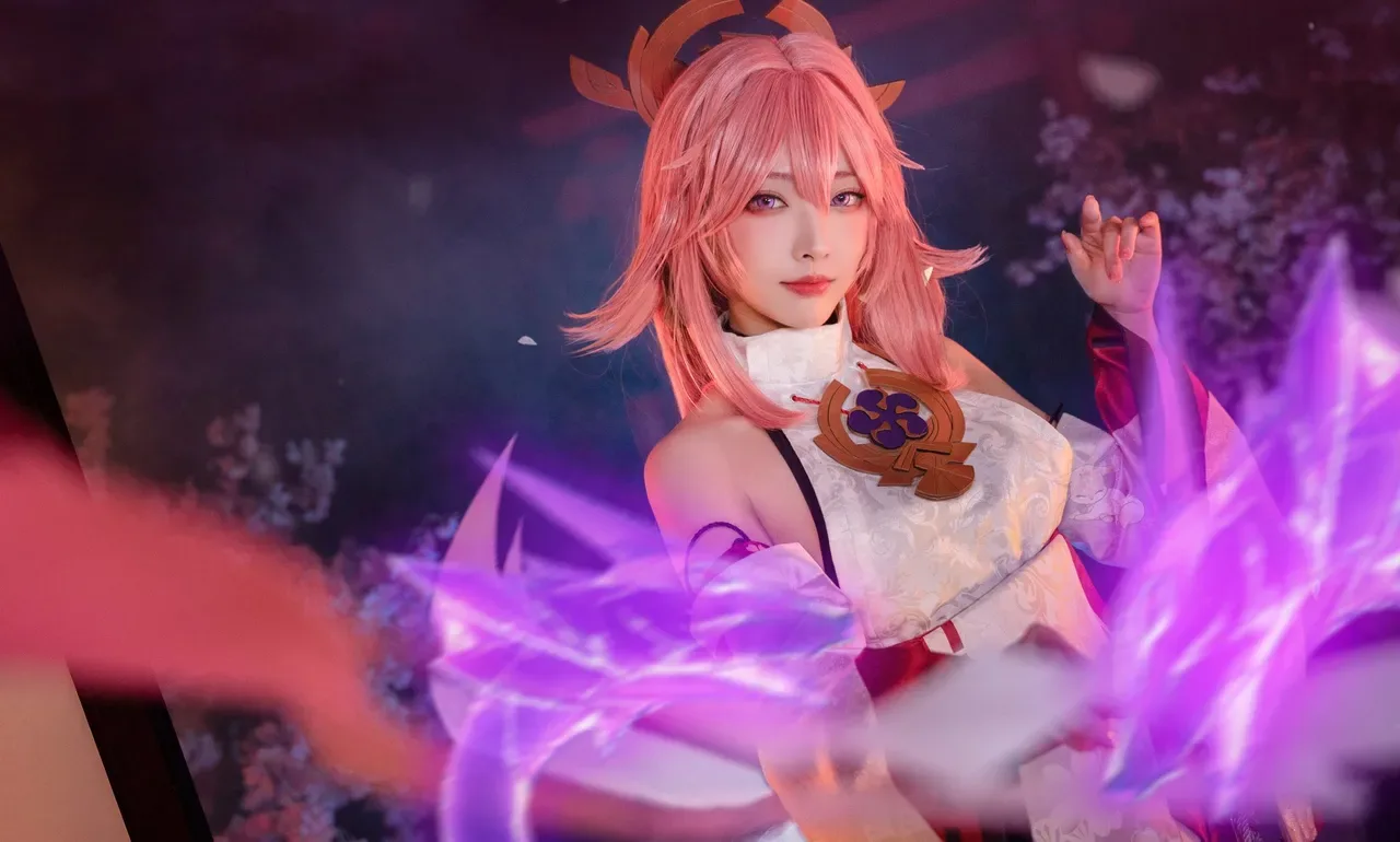 Sakuracyan - Yae Miko 8P - 第 1 张写真