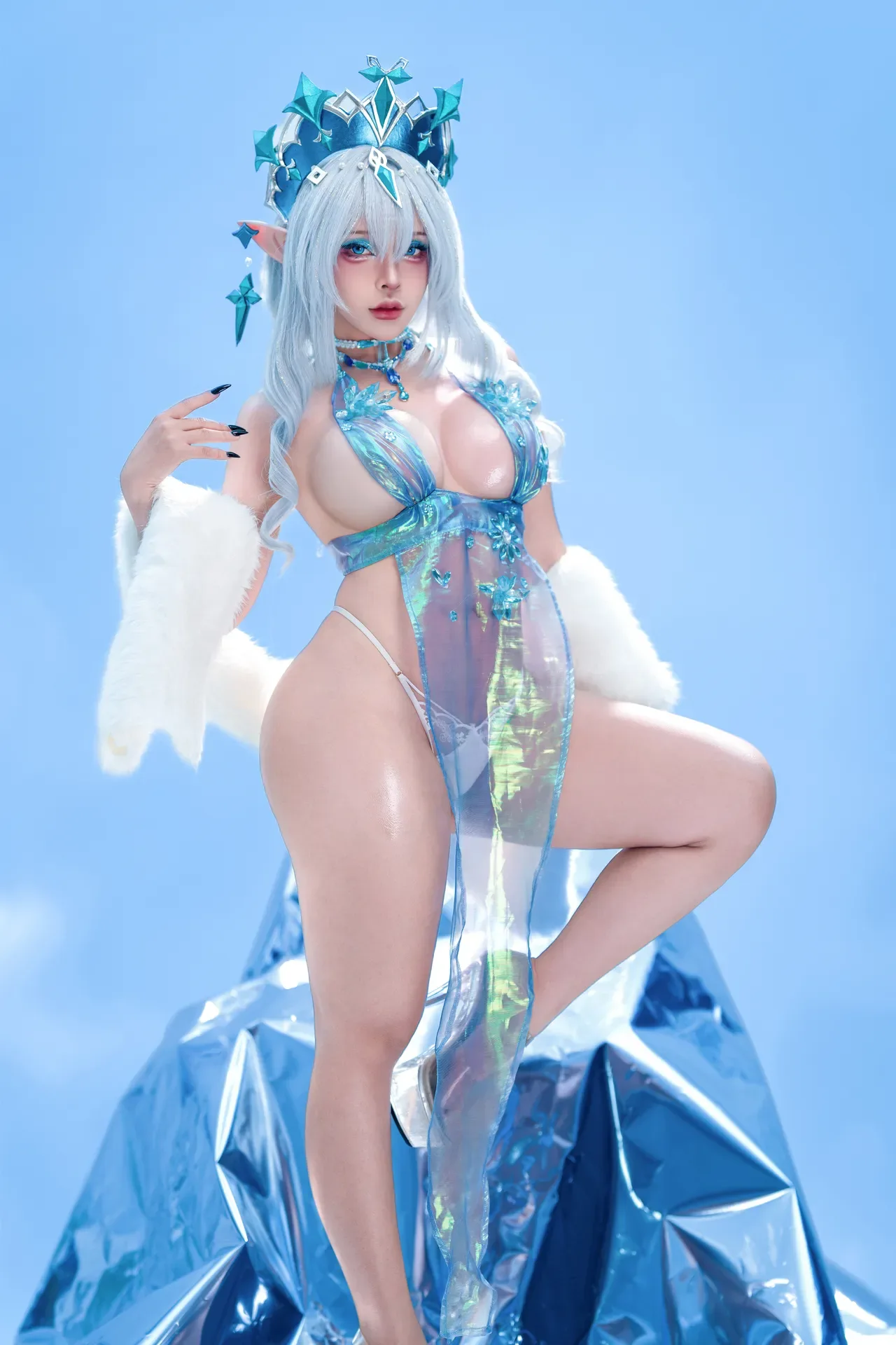 Sayo Momo - Tsaritsa 氷の女皇 Empress of Ice ❄️ Genshin Impact ❄️ 101P - 第 5 张写真