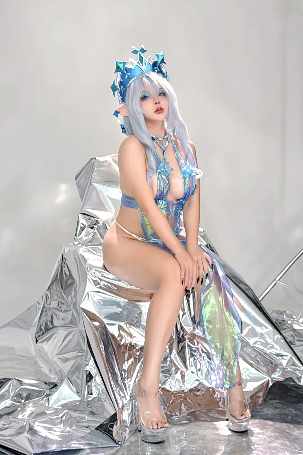 Sayo Momo - Tsaritsa 氷の女皇 Empress of Ice ❄️ Genshin Impact ❄️ 101P - 第 76 张写真