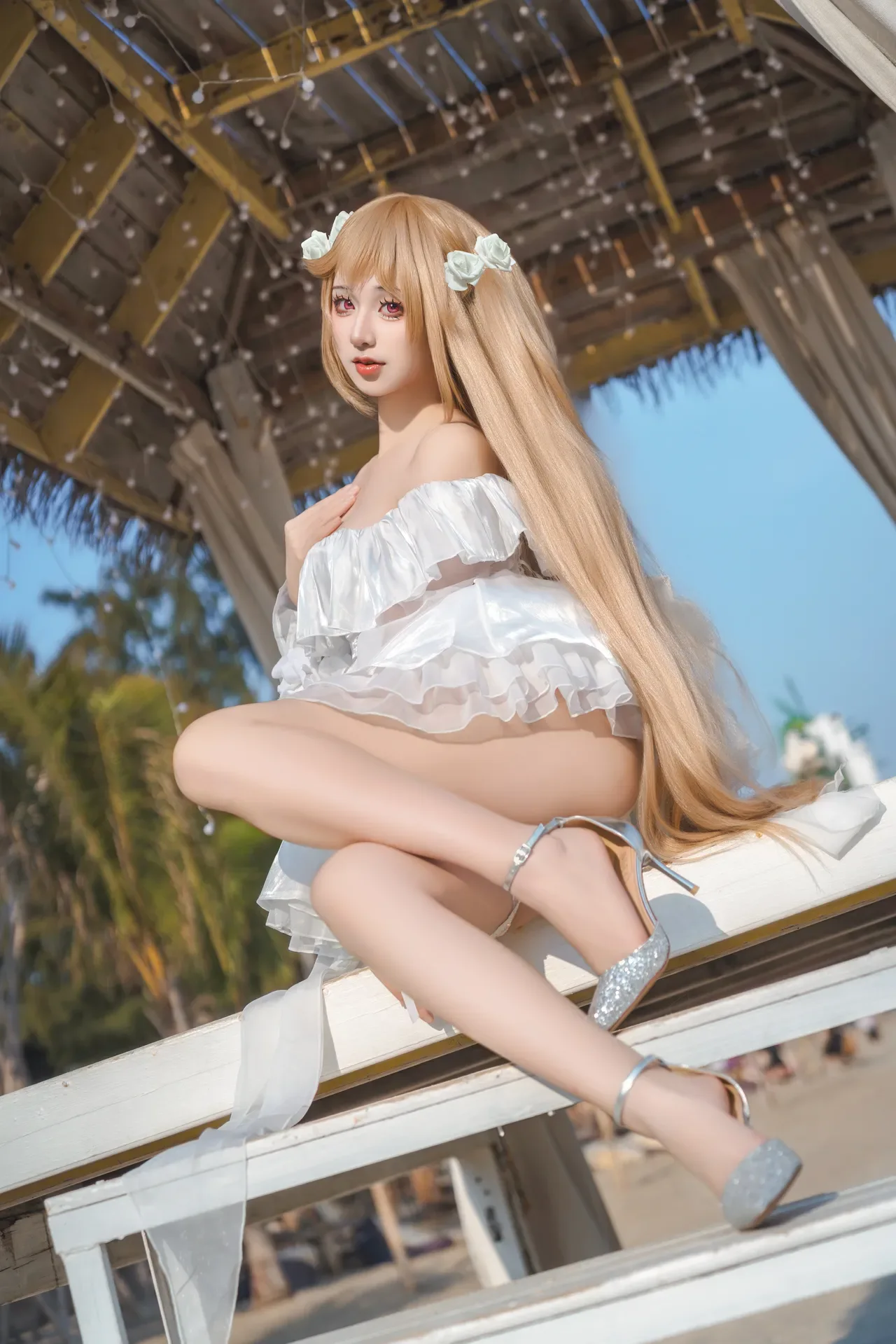 十悲伤小木十 - 碧蓝航线 安克雷奇 誓约礼服 22P - 第 9 张写真