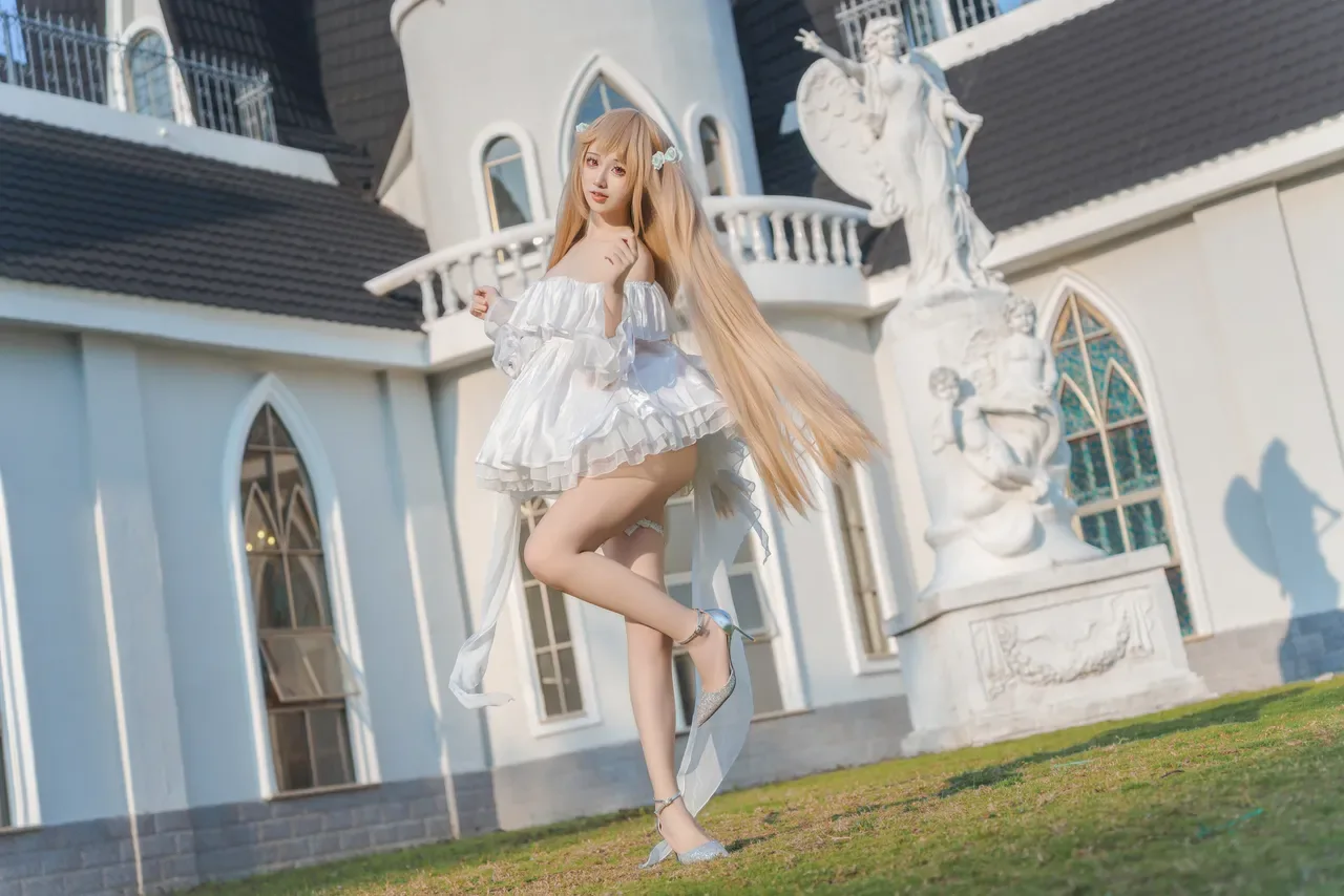 十悲伤小木十 - 碧蓝航线 安克雷奇 誓约礼服 22P - 第 14 张写真