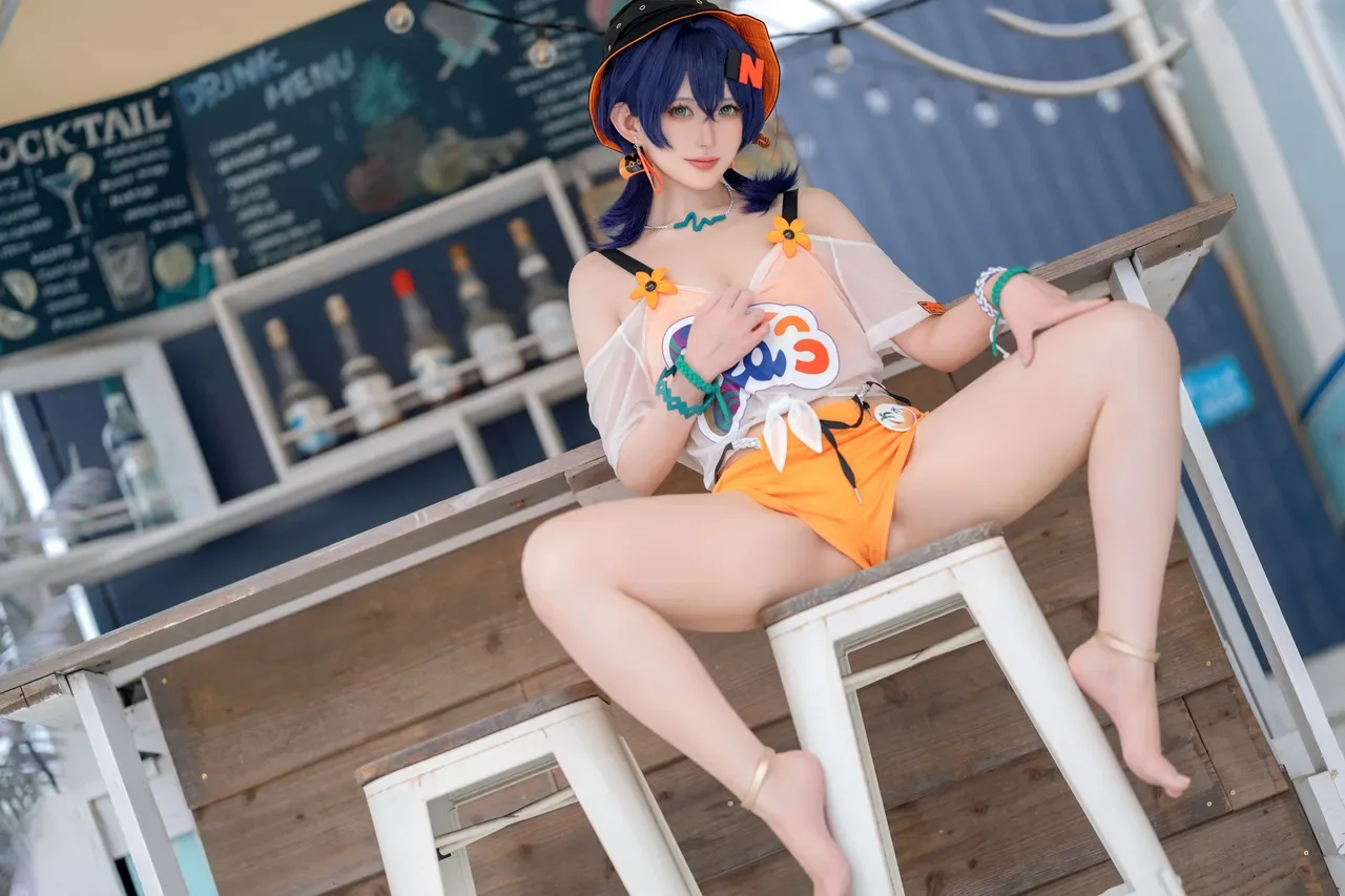 溯兮sukki - 绝区零 铃 泳装 26P - 第 16 张写真