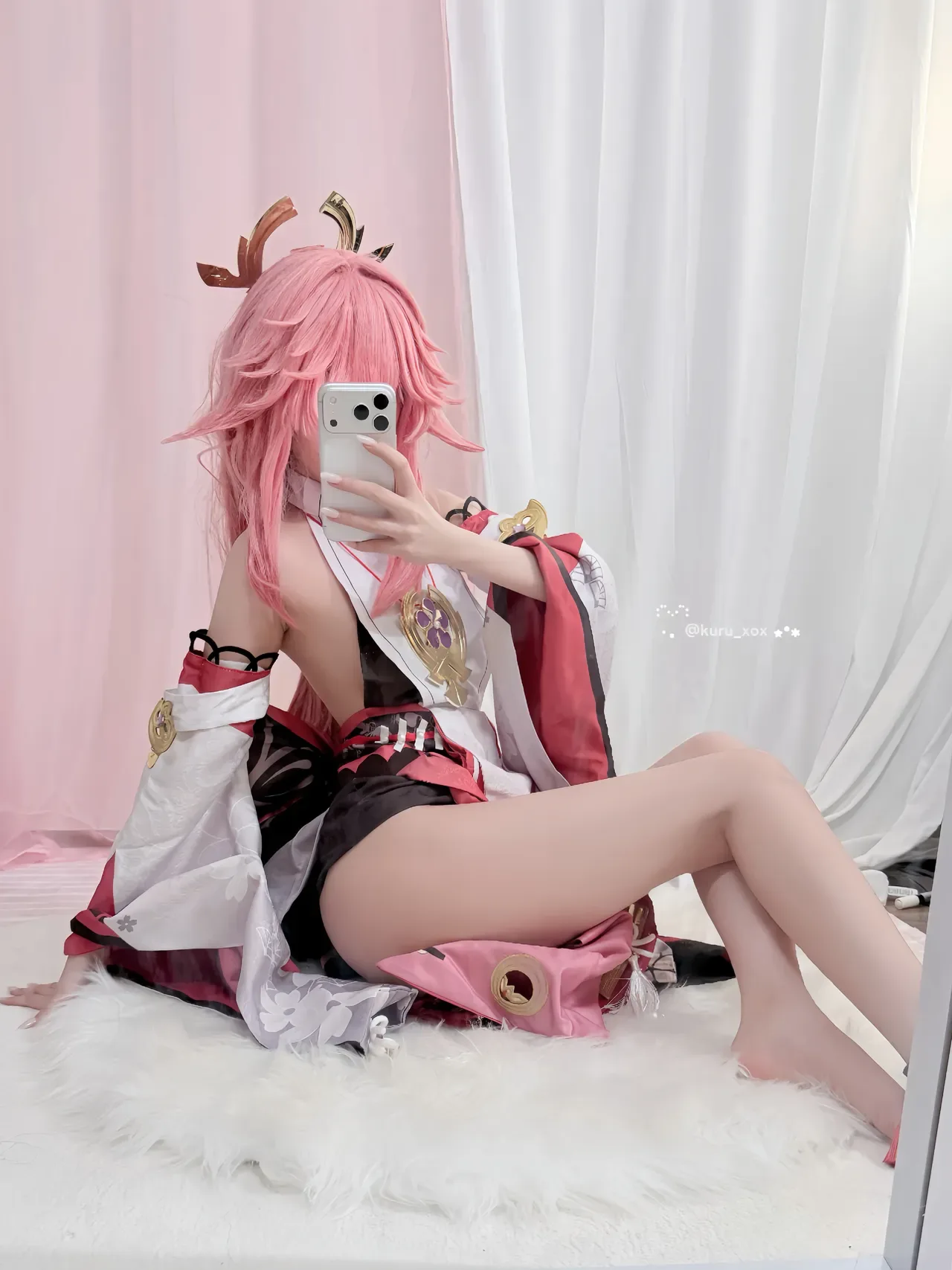 Yae Miko🔞🩷 (Patreon)-KURU 쿠루 26P - 第 5 张写真