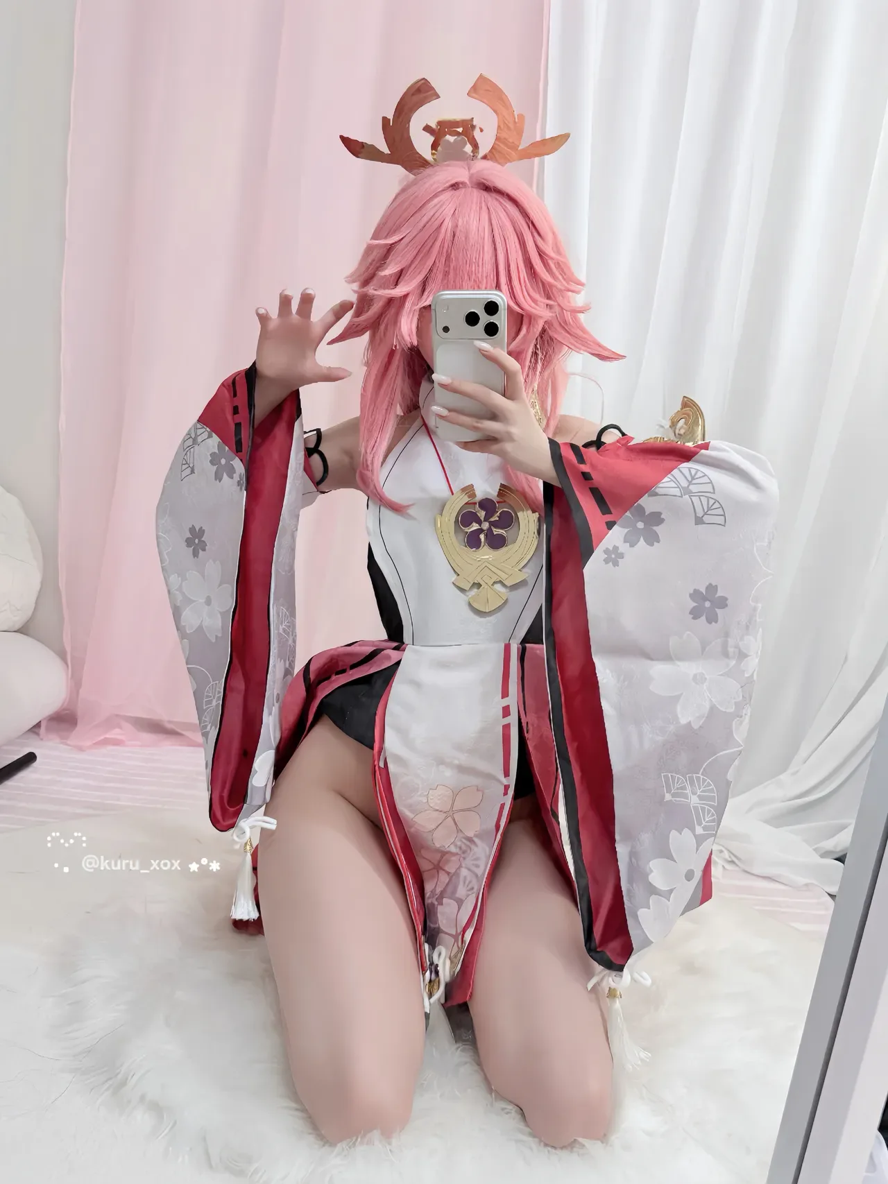 Yae Miko🔞🩷 (Patreon)-KURU 쿠루 26P - 第 6 张写真