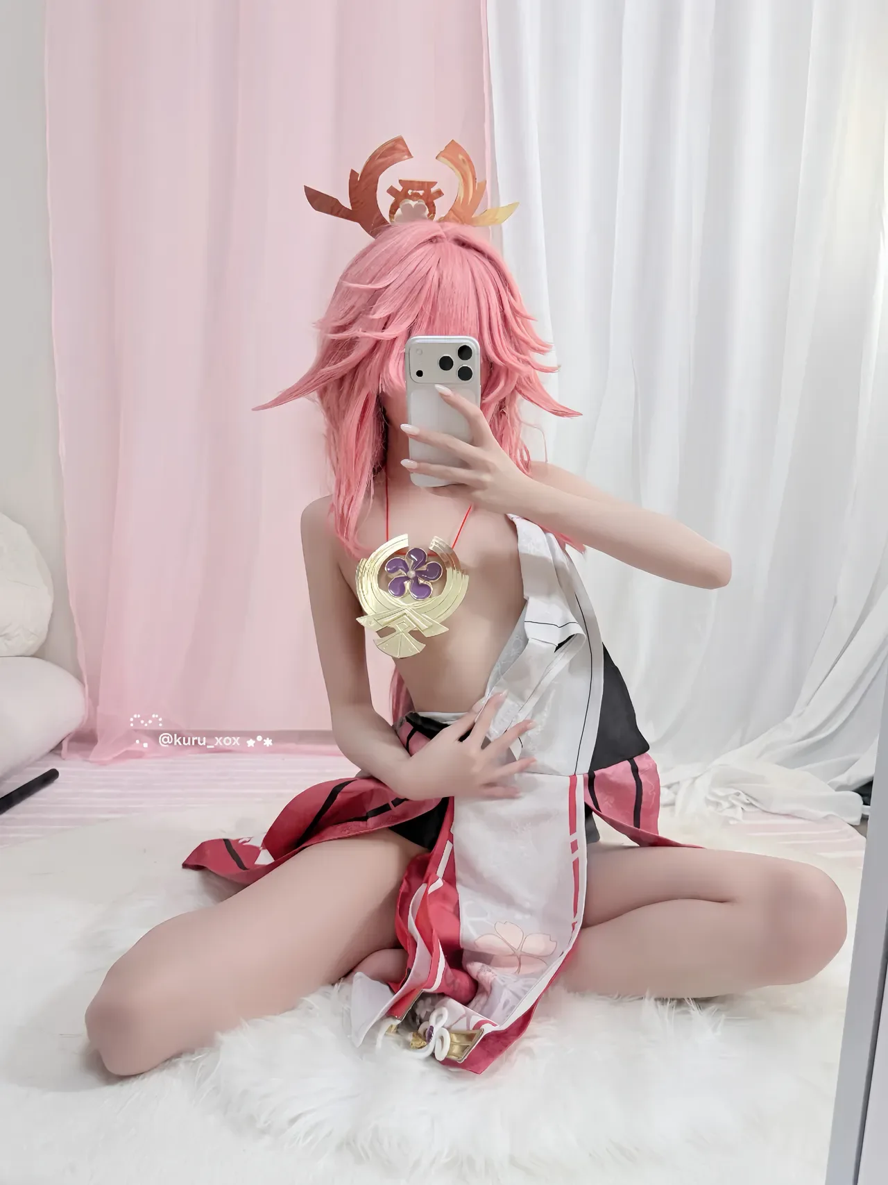 Yae Miko🔞🩷 (Patreon)-KURU 쿠루 26P - 第 9 张写真