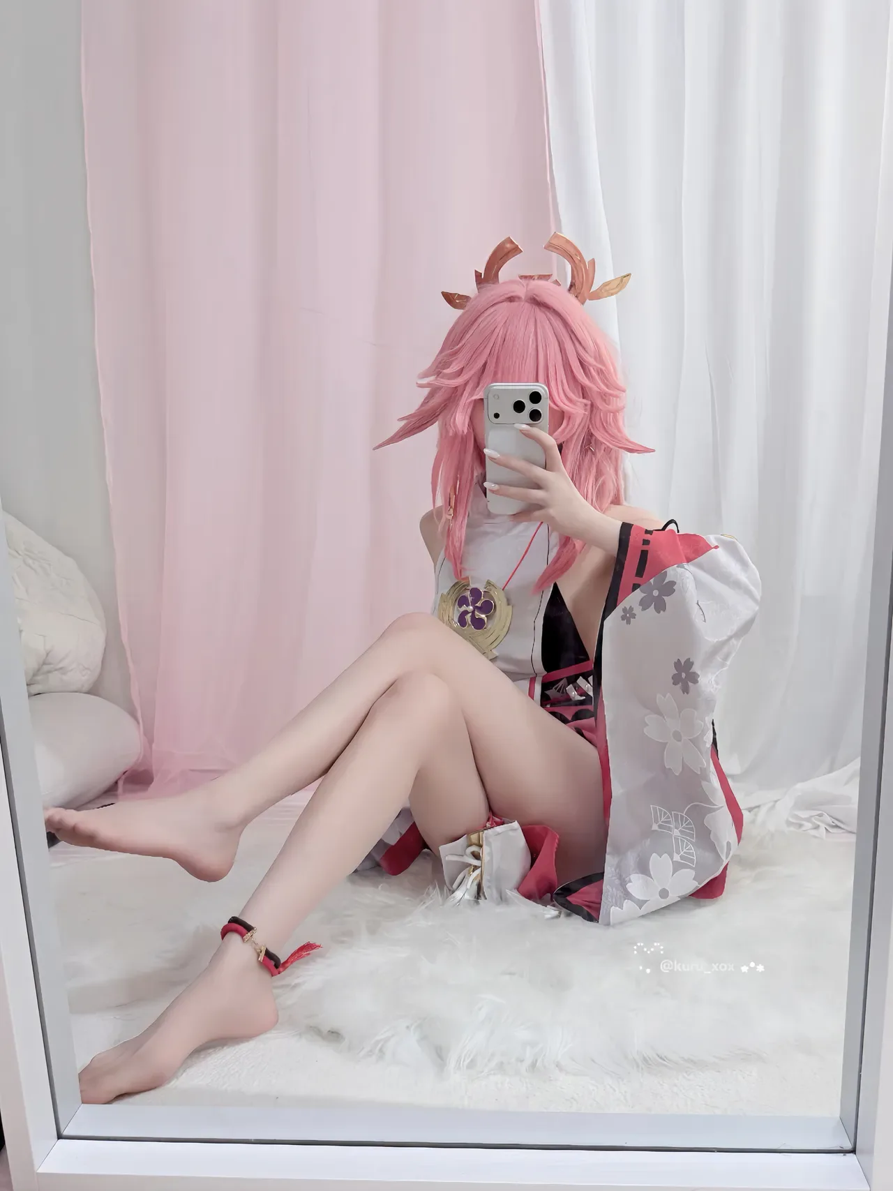 Yae Miko🔞🩷 (Patreon)-KURU 쿠루 26P - 第 10 张写真