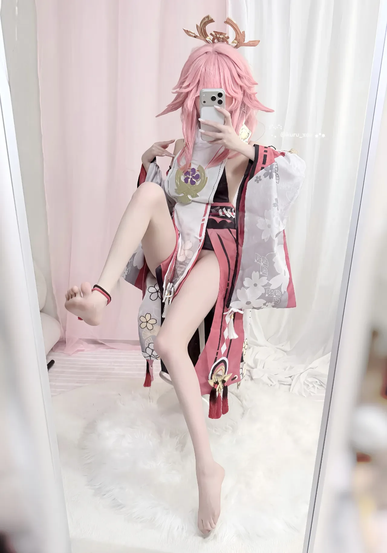 Yae Miko🔞🩷 (Patreon)-KURU 쿠루 26P - 第 13 张写真