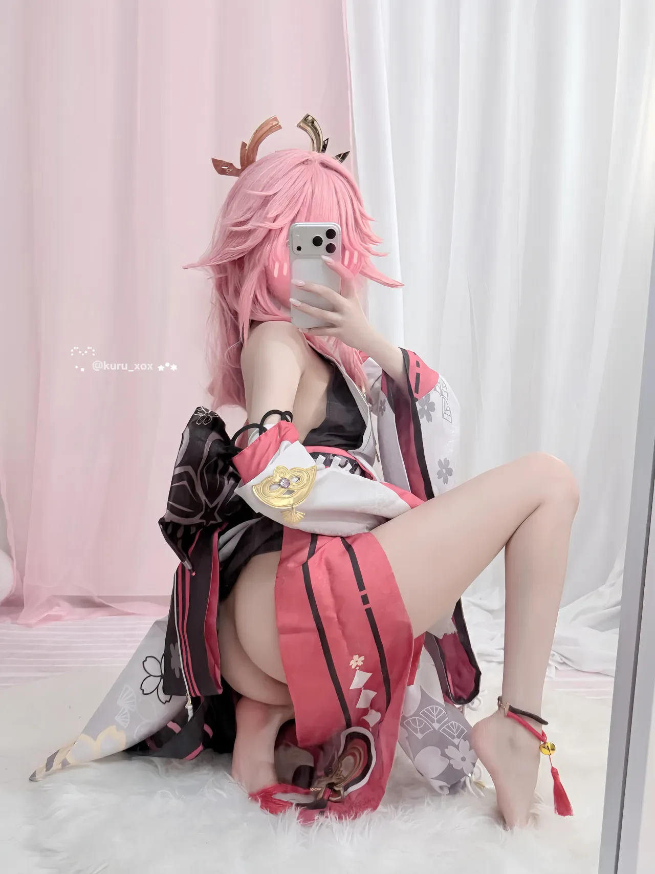 Yae Miko🔞🩷 (Patreon)-KURU 쿠루 26P - 第 15 张写真