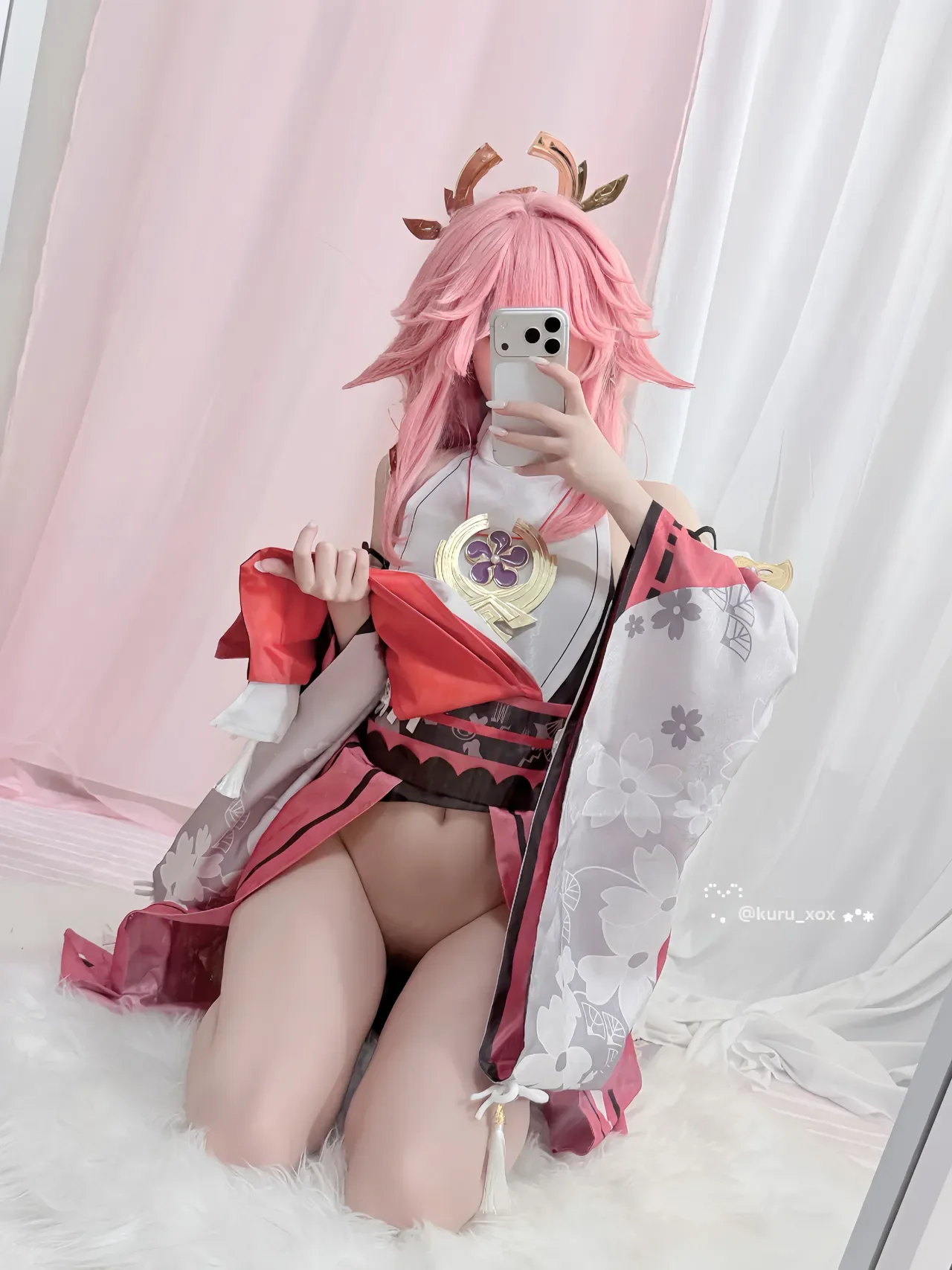 Yae Miko🔞🩷 (Patreon)-KURU 쿠루 26P - 第 18 张写真