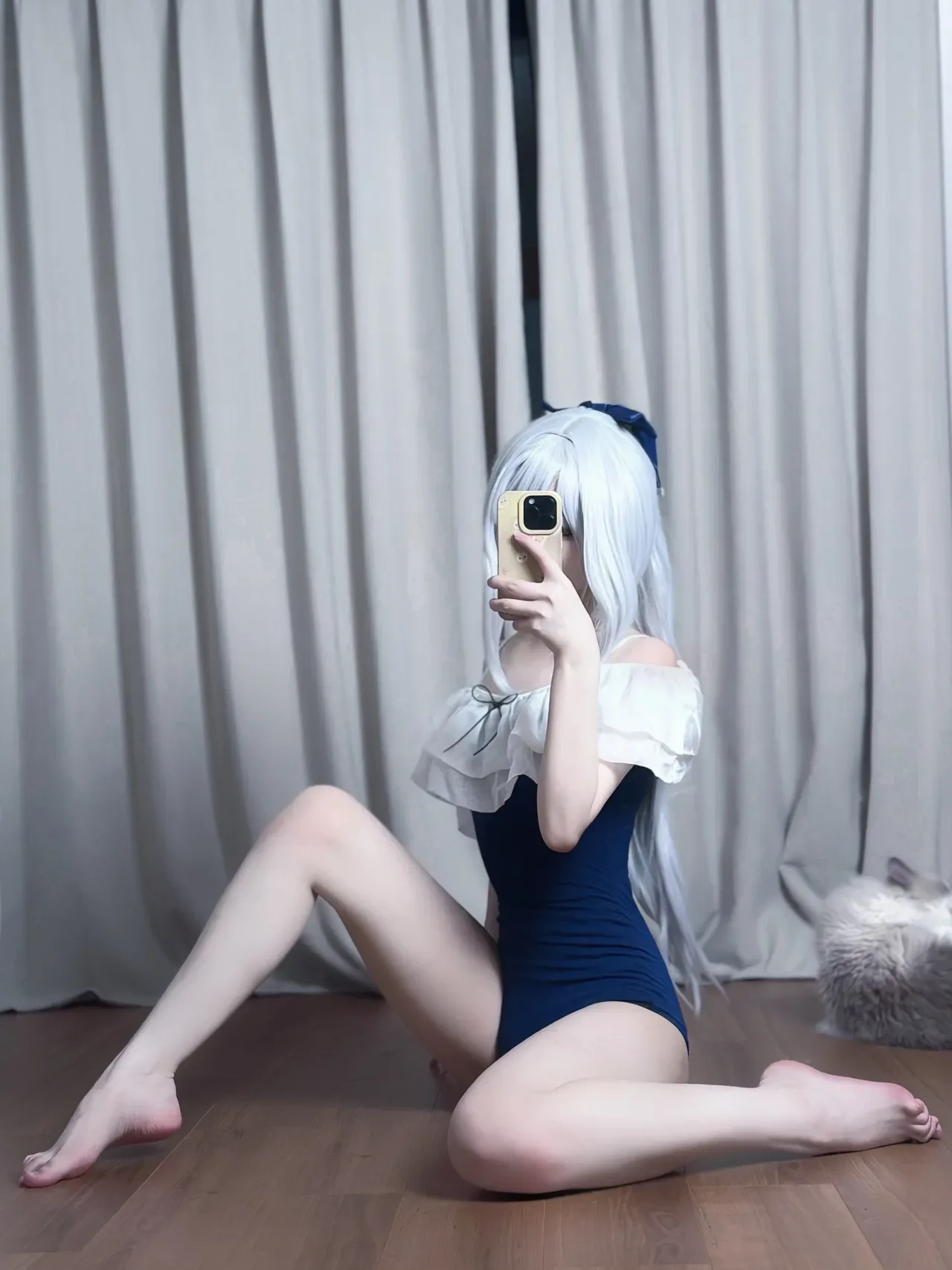 幼愛Youmeko - 蔚蓝档案 月雪宫子 35P - 第 6 张写真